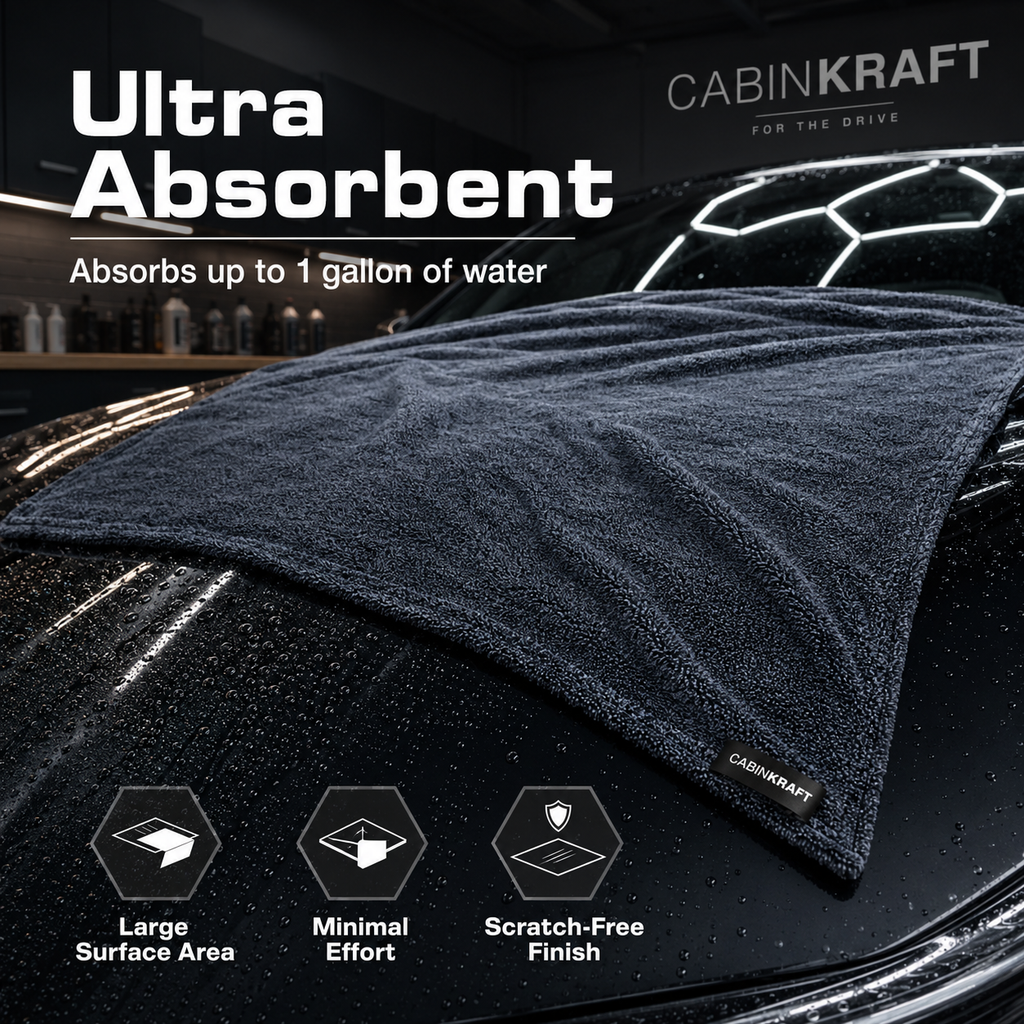 Twisted-Loop Microfiber Drying Towel, 1300 GSM, product image 8