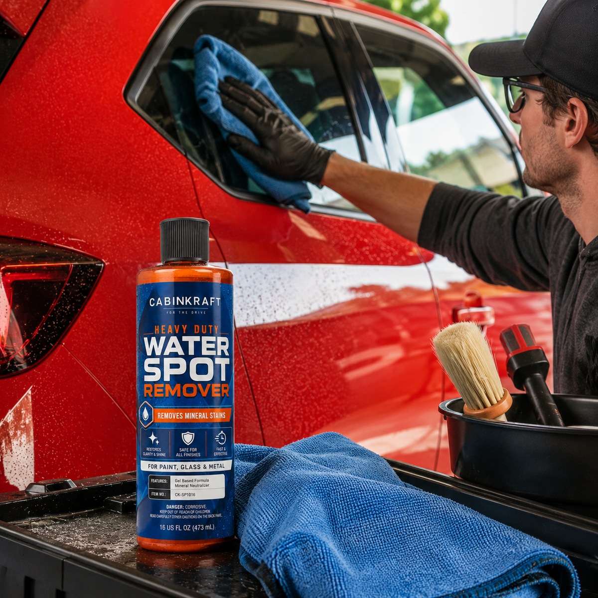 Automotive Water Spot Remover for Glass, Paint and Wheels, 16 fl oz, product image 9
